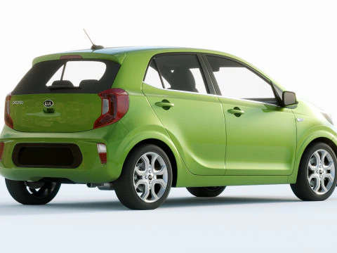 Kia Picanto 2021 3D Model