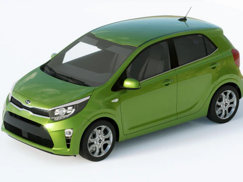 Kia Picanto 2021 3D Model