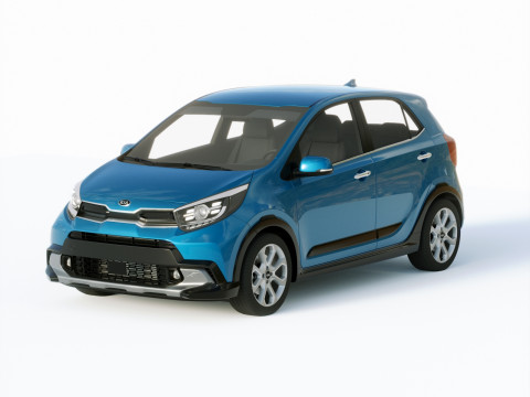 Kia Picanto X Line 2021 3D Model