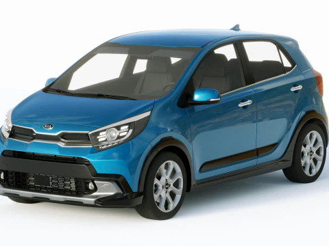 Kia Picanto X Line 2021 3D Model