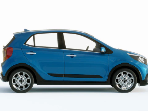 Kia Picanto X Line 2021 3D Model