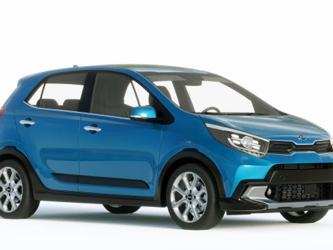 Kia Picanto X Line 2021 3D Model