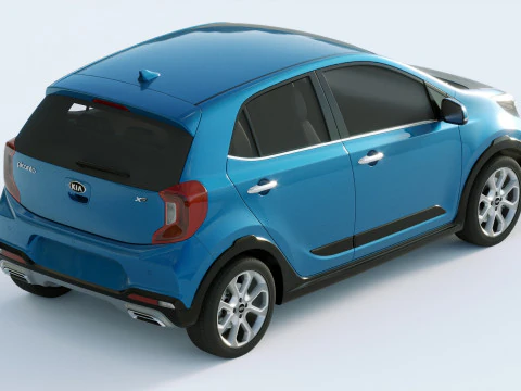 Kia Picanto X Line 2021 3D Model
