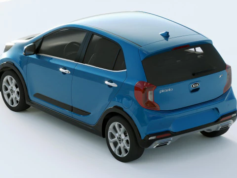Kia Picanto X Line 2021 3D Model