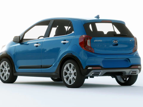 Kia Picanto X Line 2021 3D Model