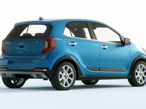 Kia Picanto X Line 2021 3D Model