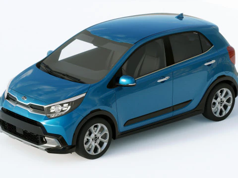 Kia Picanto X Line 2021 3D Model