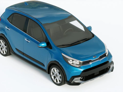 Kia Picanto X Line 2021 3D Model