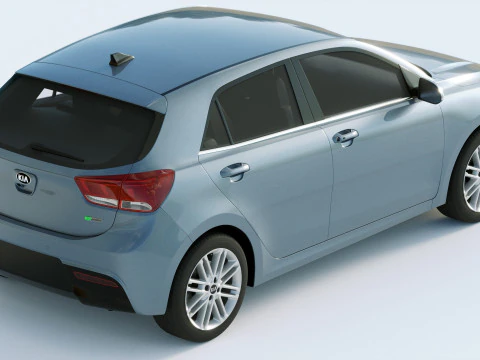 Kia Rio 2021 3D Model