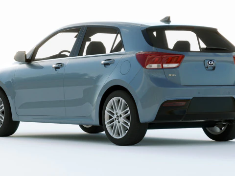 Kia Rio 2021 3D Model