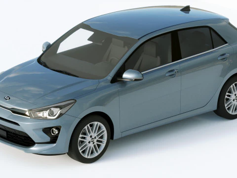 Kia Rio 2021 3D Model