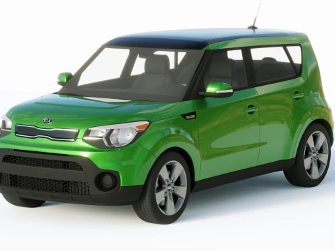 Kia Soul 2019 3D Model