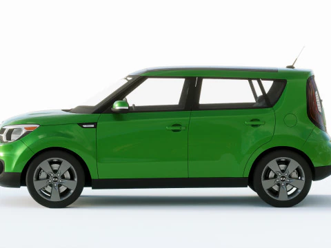 Kia Soul 2019 3D Model