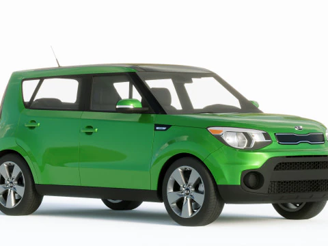 Kia Soul 2019 3D Model