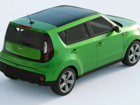 Kia Soul 2019 3D Model
