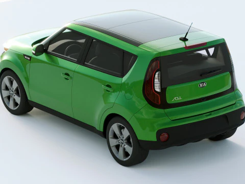 Kia Soul 2019 3D Model