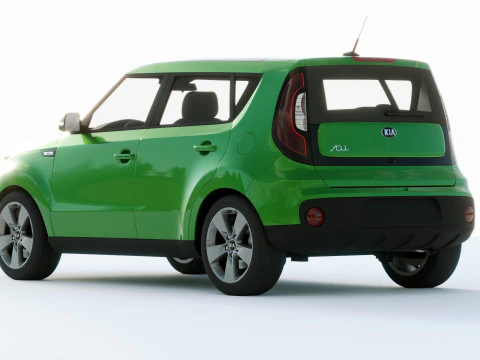Kia Soul 2019 3D Model
