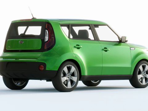 Kia Soul 2019 3D Model