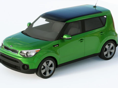 Kia Soul 2019 3D Model