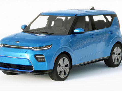 Kia Soul EV 2020 3D Model