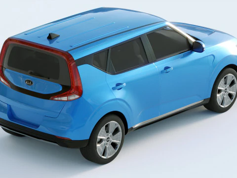 Kia Soul EV 2020 3D Model