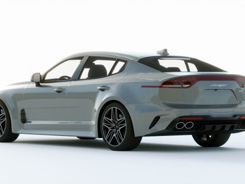 Kia Stinger GT 2022 3D Model