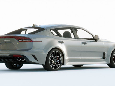Kia Stinger GT 2022 3D Model