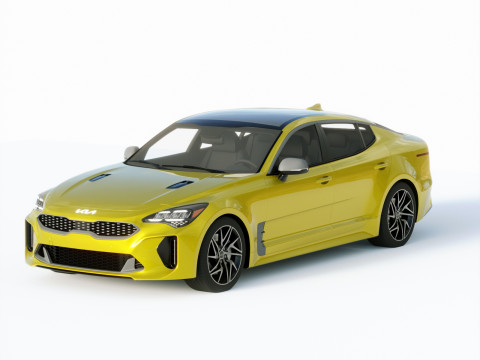 Kia Stinger GT-lijn 2022 3D Model