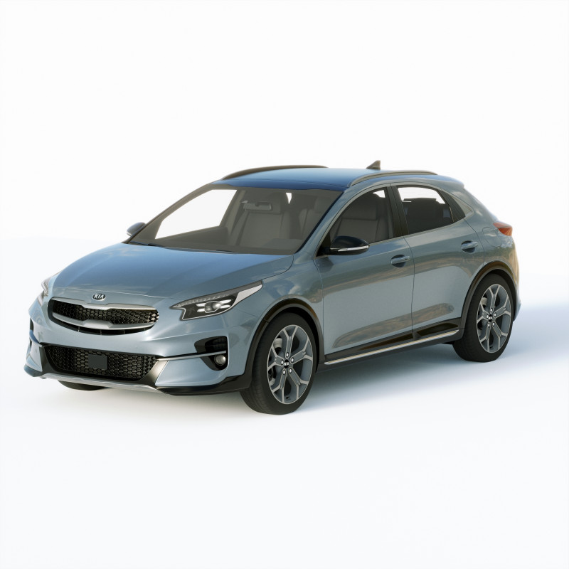 Kia X Ceed 2020 3D Model .c4d .max .obj .3ds .fbx .stl .blend 
