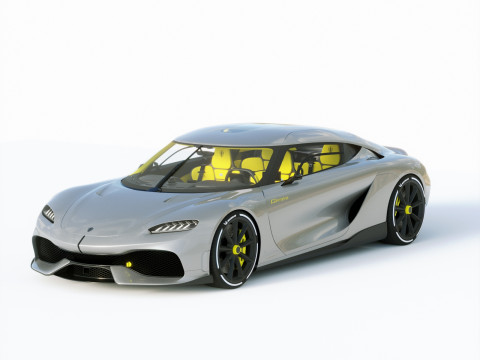 Koenigsegg Gemera 2021 3D Model