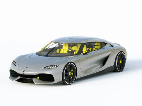 Koenigsegg Gemera 2021 3D Model