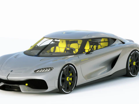 Koenigsegg Gemera 2021 3D Model