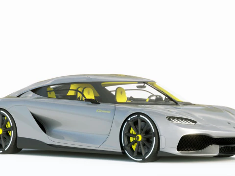 Koenigsegg Gemera 2021 3D Model