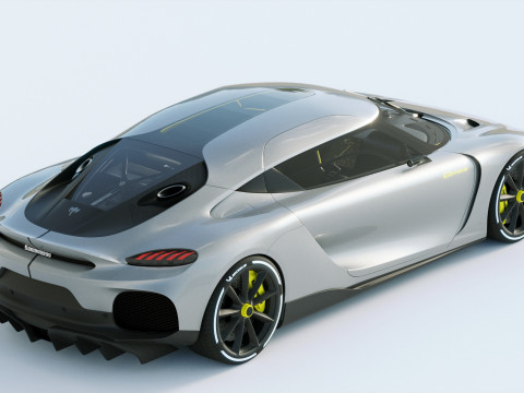 Koenigsegg Gemera 2021 3D Model