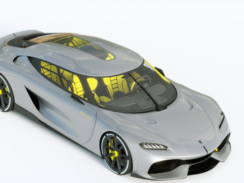Koenigsegg Gemera 2021 3D Model