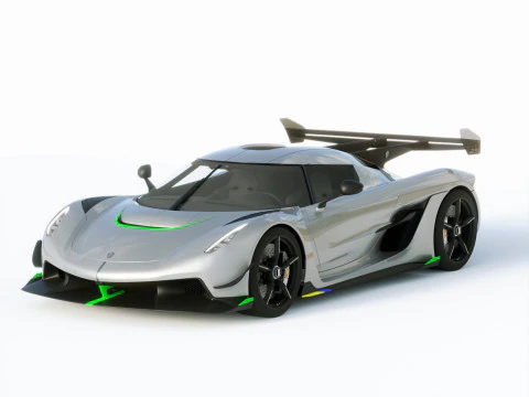 Koenigsegg Jesko 2020 3D Model