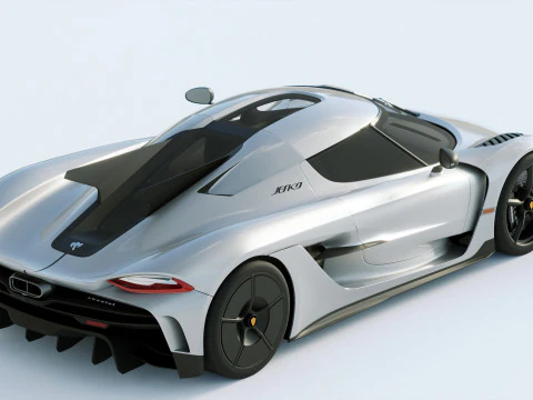 Koenigsegg Jesko Absolut 2020 3D Model
