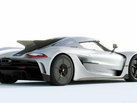 Koenigsegg Jesko Absolut 2020 3D Model