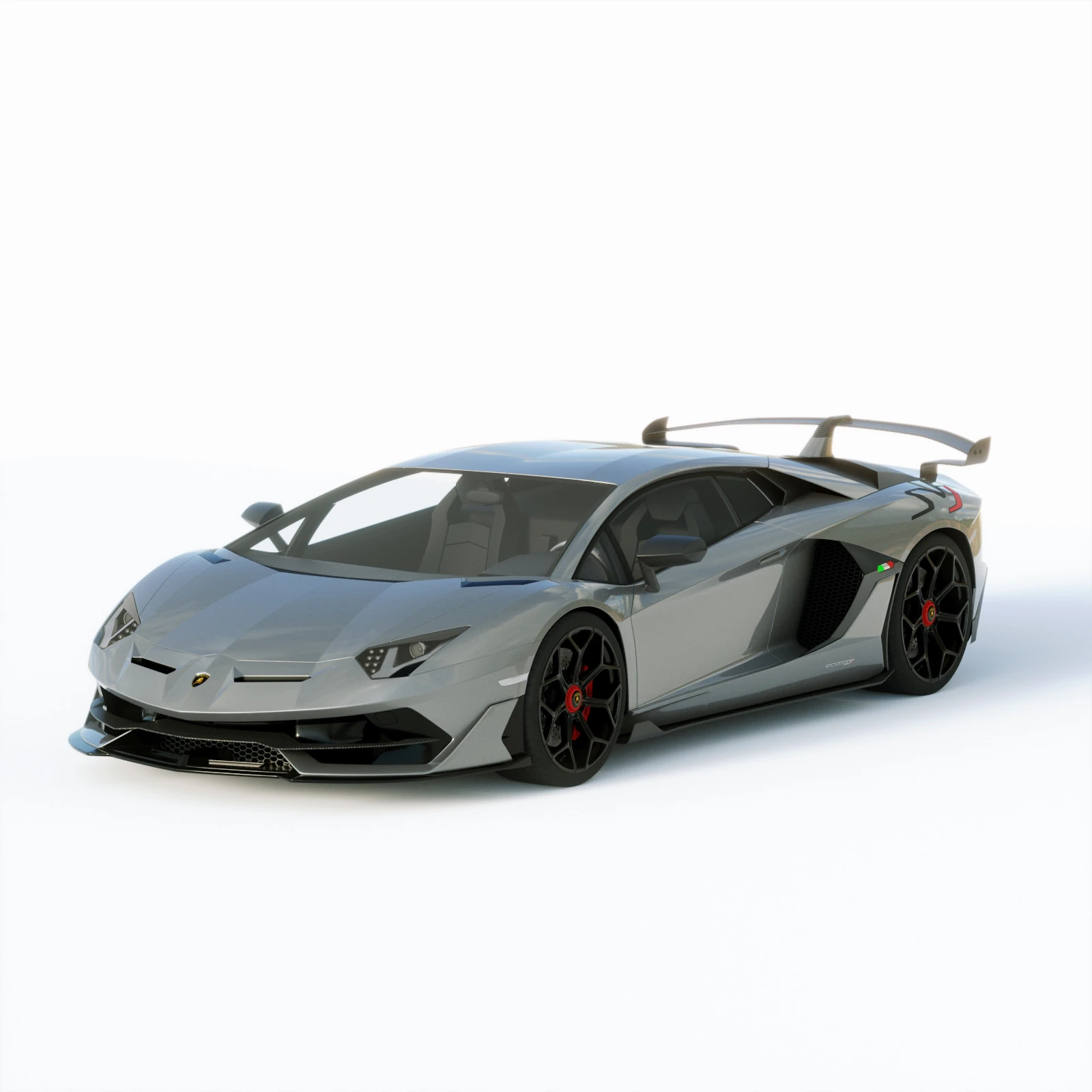 Lamborgini Aventador SVJ 2019 3D Model .c4d .max .obj .3ds .fbx .stl .blend