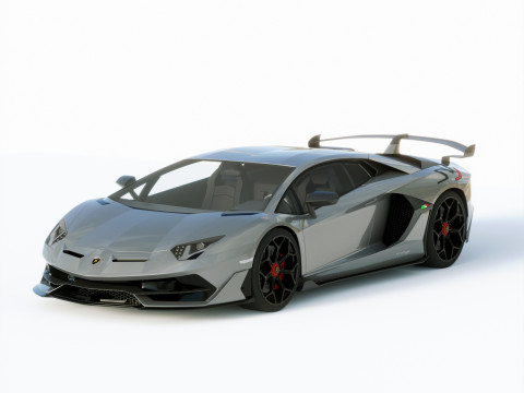 Lamborghini Aventador SVJ 2019 Model 3D