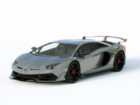 Lamborgini Aventador SVJ 2019 3D Model
