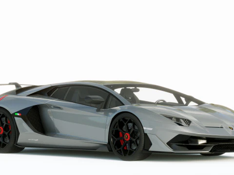 Lamborgini Aventador SVJ 2019 3D Model