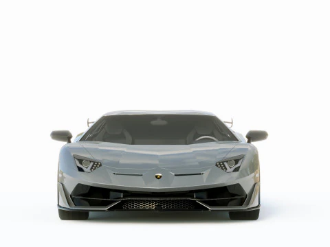 Lamborgini Aventador SVJ 2019 3D Model