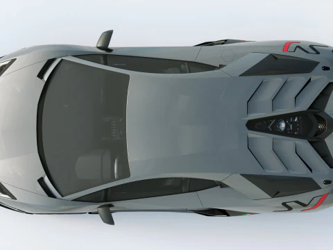 Lamborgini Aventador SVJ 2019 3D Model