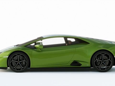 Lamborgini Huracan EVO 2019 3D Model