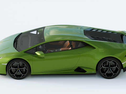 Lamborgini Huracan EVO 2019 3D Model