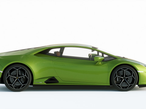 Lamborgini Huracan EVO 2019 3D Model