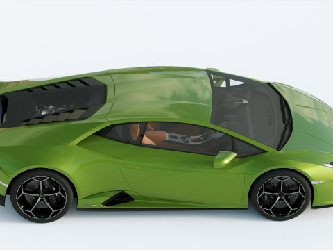Lamborgini Huracan EVO 2019 3D Model