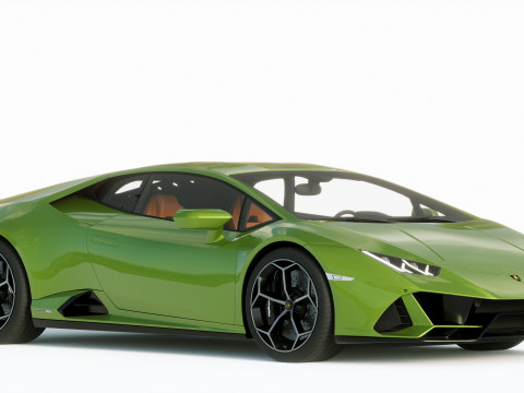 Lamborgini Huracan EVO 2019 3D Model