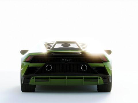 Lamborgini Huracan EVO 2019 3D Model